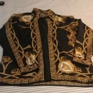 Versace | Shoes | Long Sleeve Versace Top And Versace Shorts 